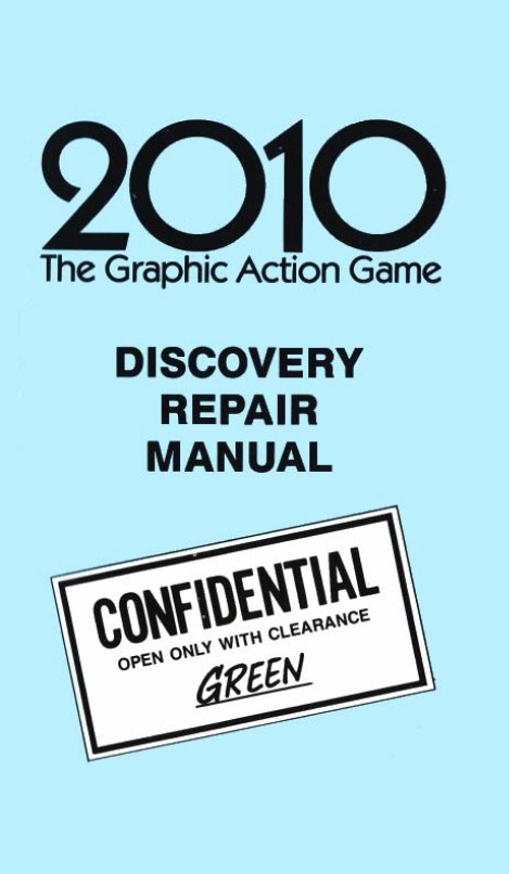 2010: The Graphic Action Game User Manual