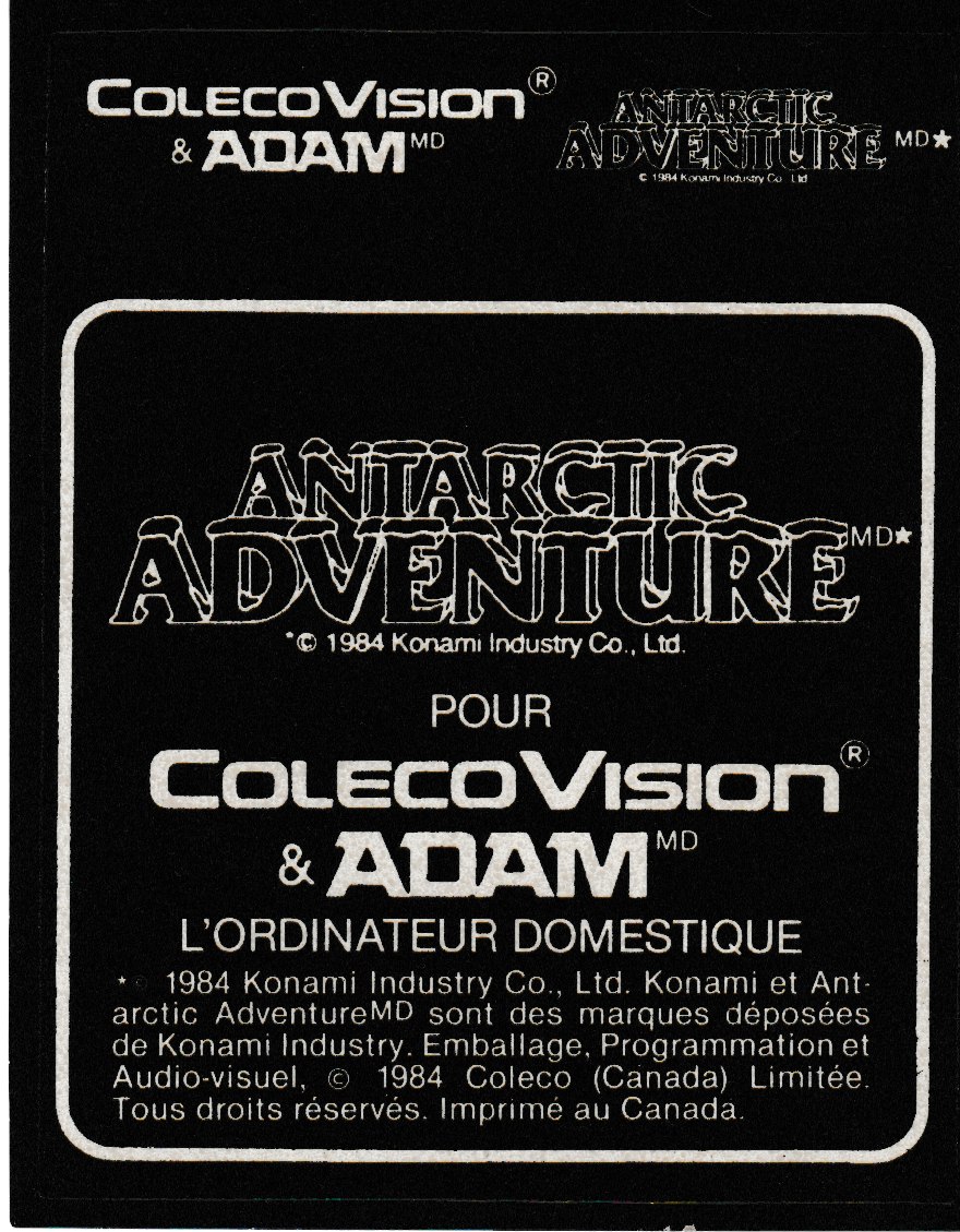 Antarctic Adventure Variant 1