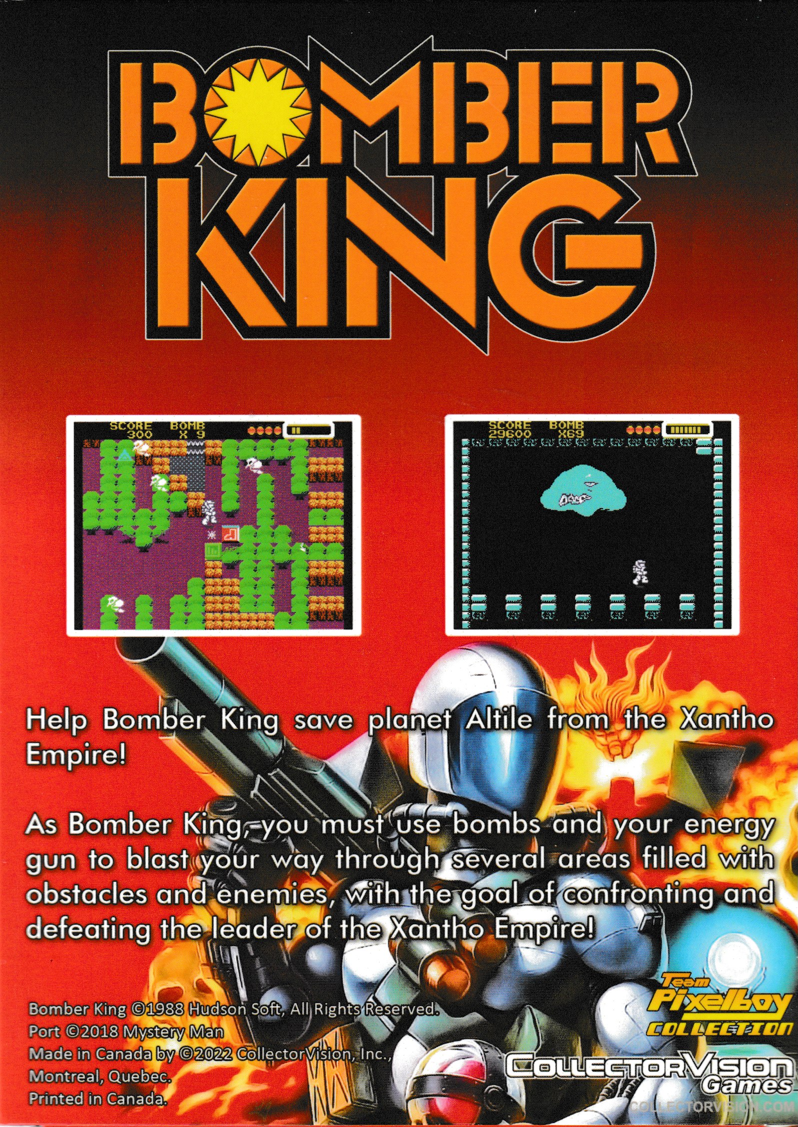 Bomber King 2 US Back