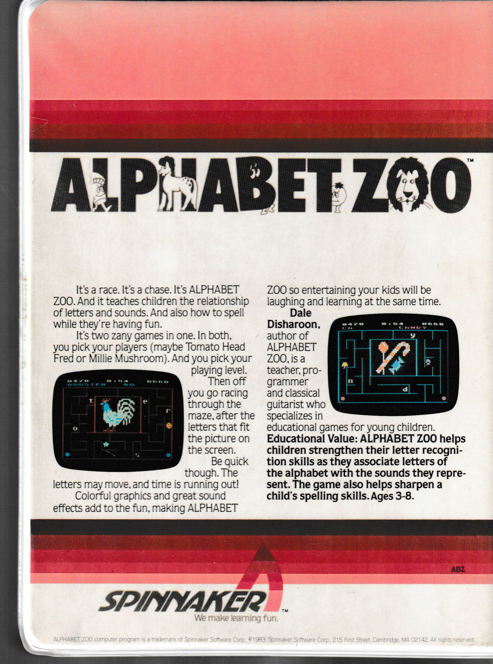 Alphabet Zoo Back