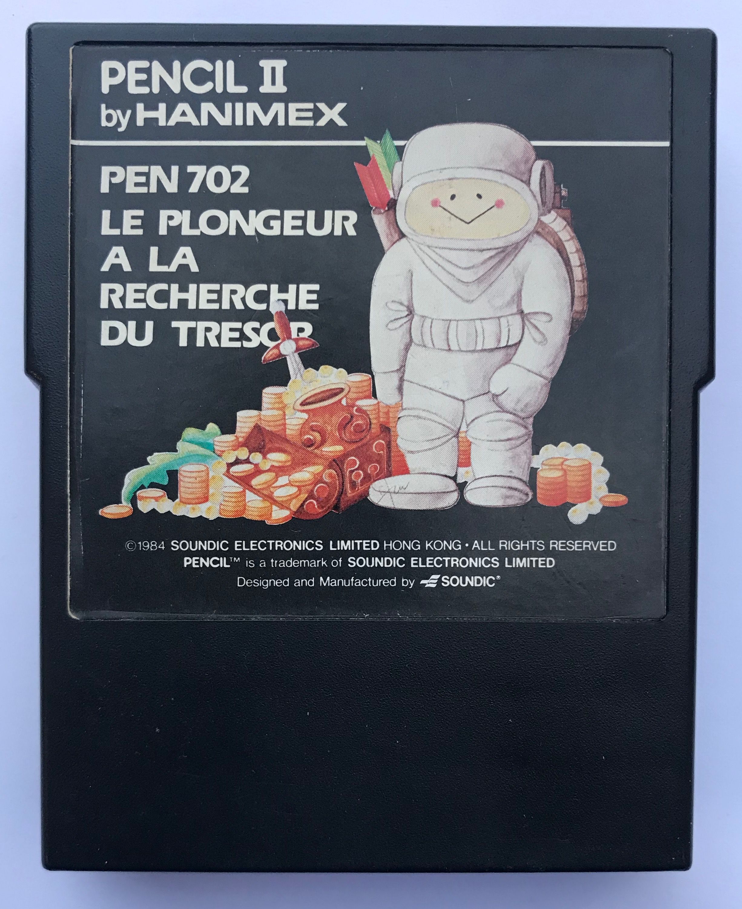 Hanimex Pencil II game cartridge - Treasure Hunt PEN-702