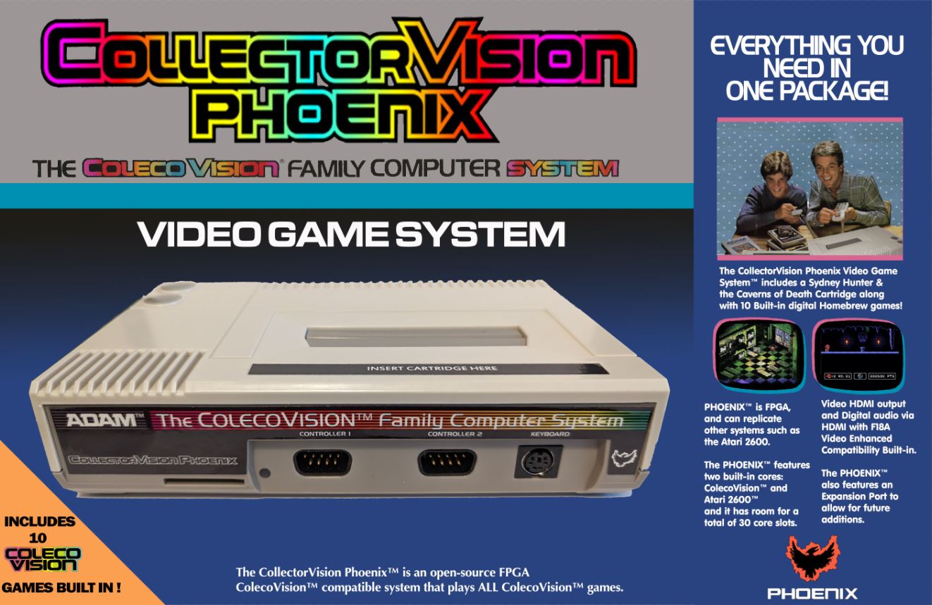 CollectorVision Phoenix VGS - The FPGA ColecoVision Console ...