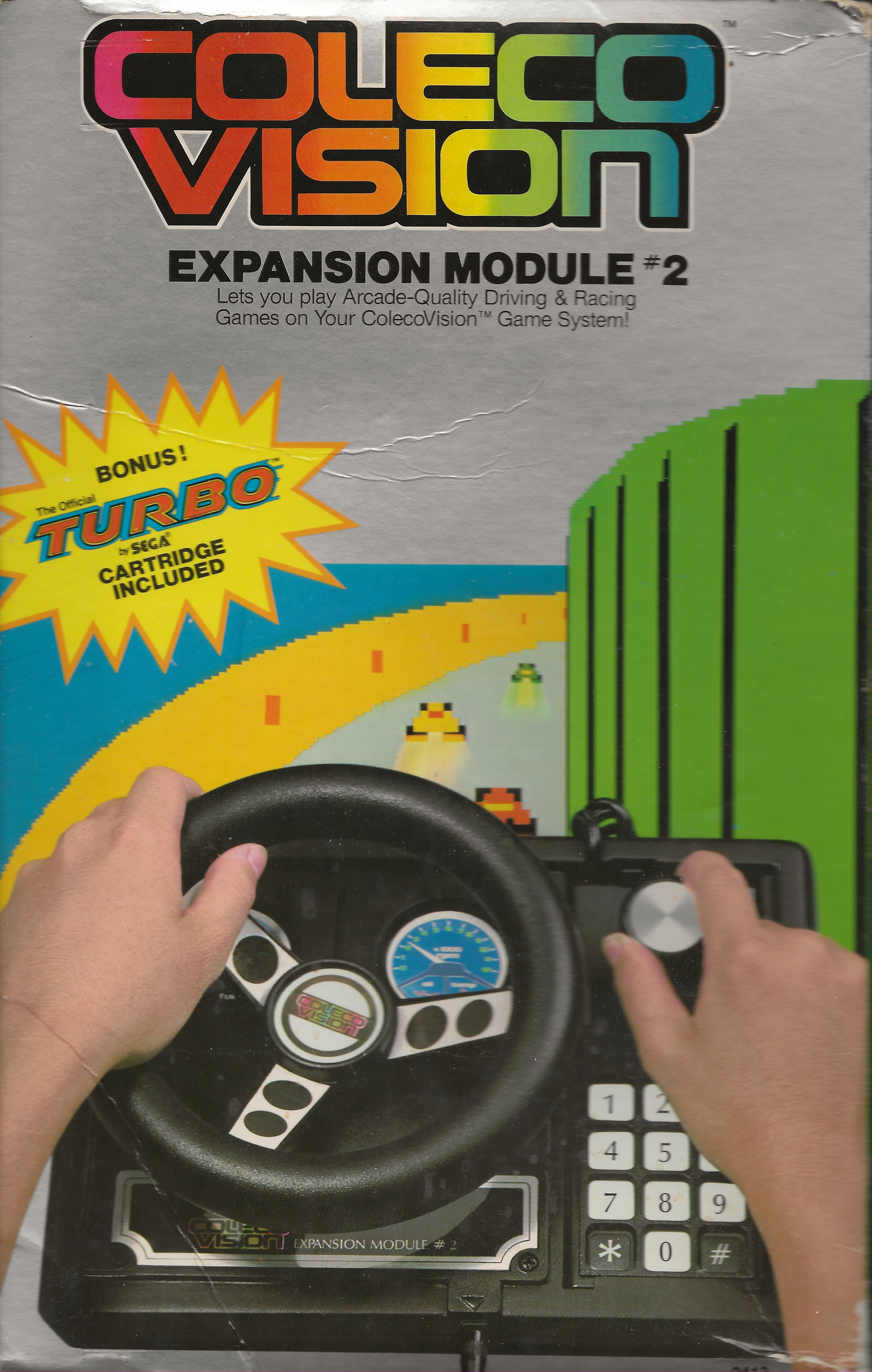 ColecoVision Expansion Module #2 - Driving Controller & Steering Wheel