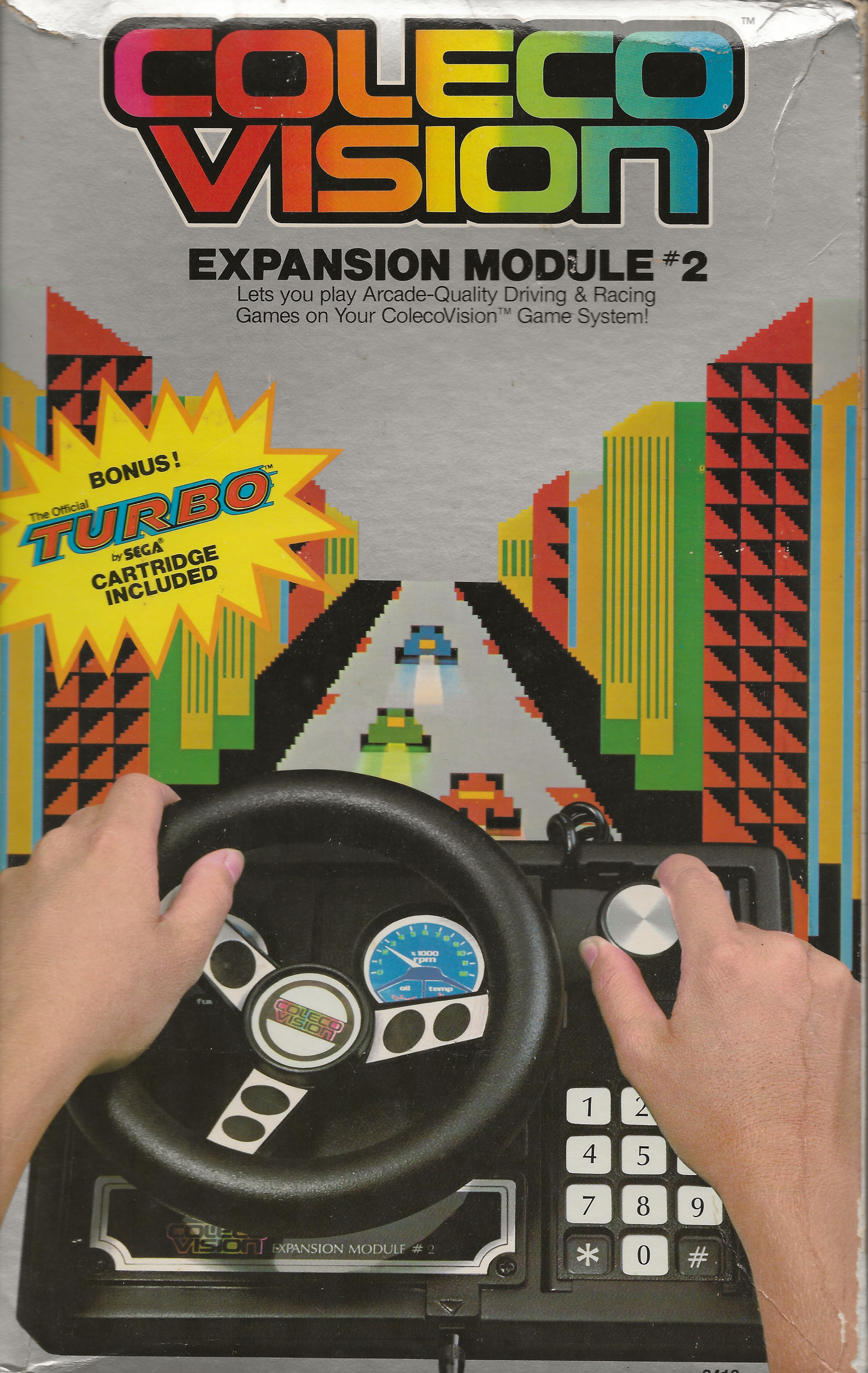 ColecoVision Expansion Module #2 - Driving Controller & Steering Wheel
