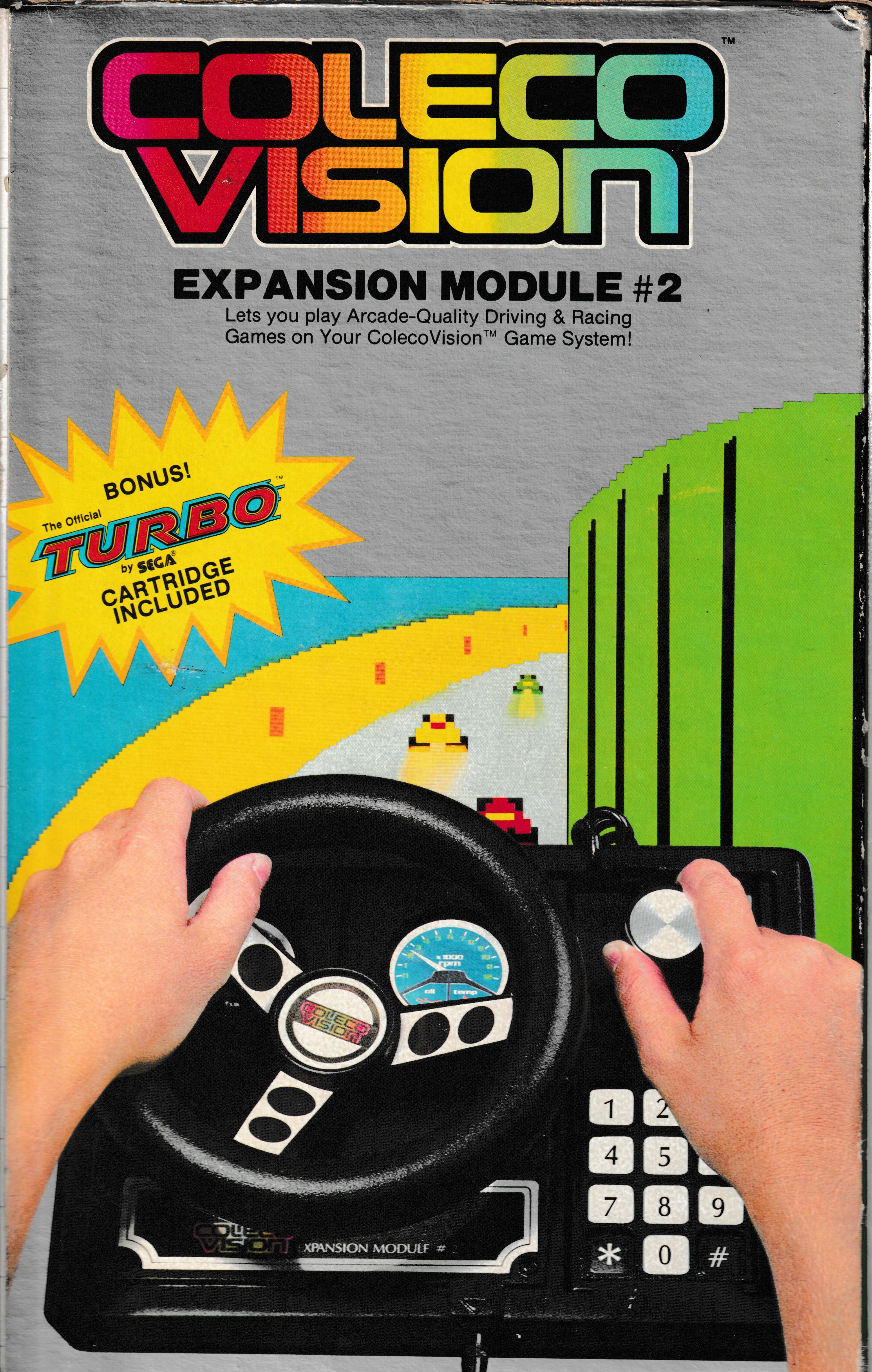 ColecoVision Expansion Module #2 - Driving Controller & Steering Wheel