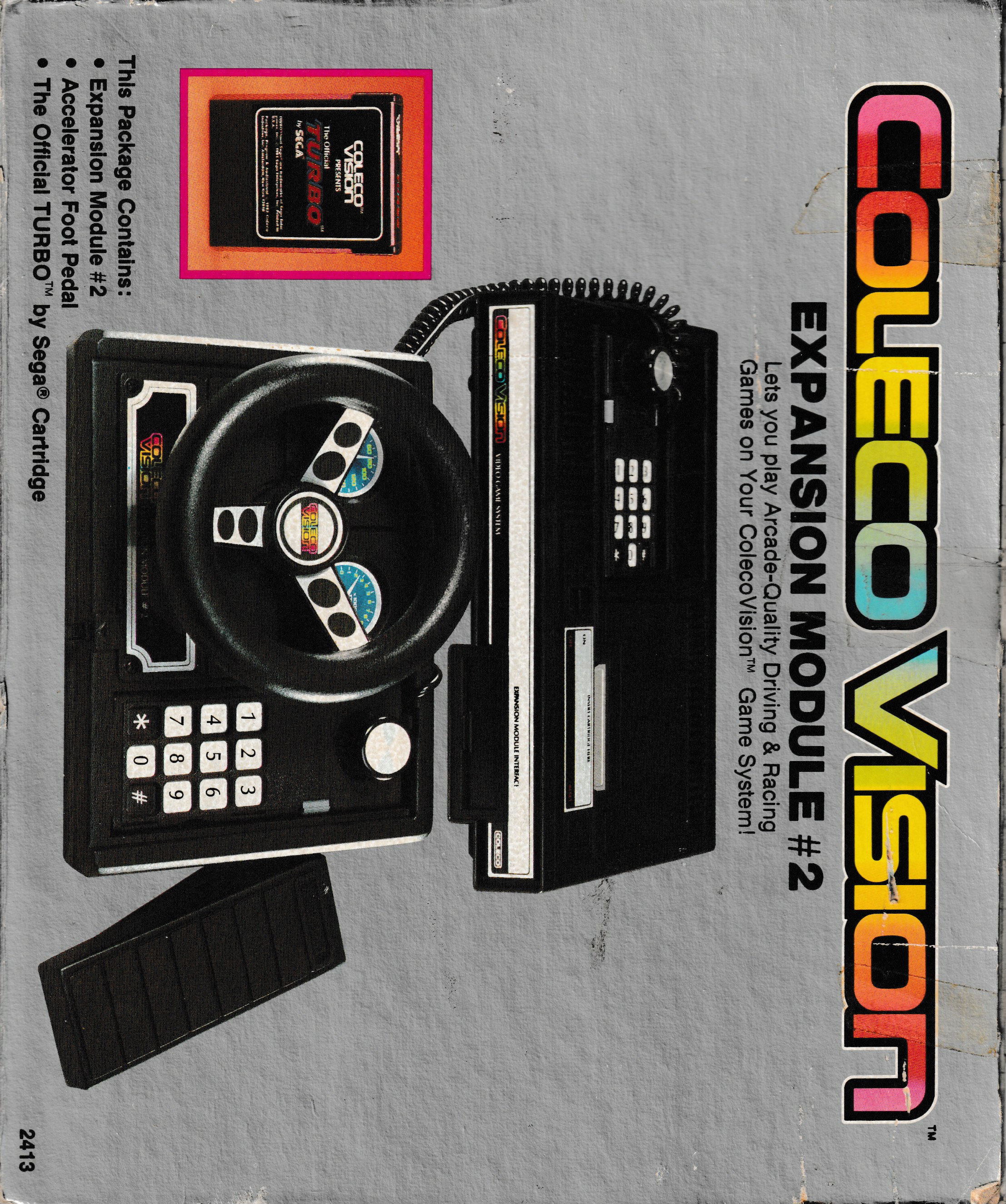 ColecoVision Expansion Module #2 - Driving Controller & Steering Wheel