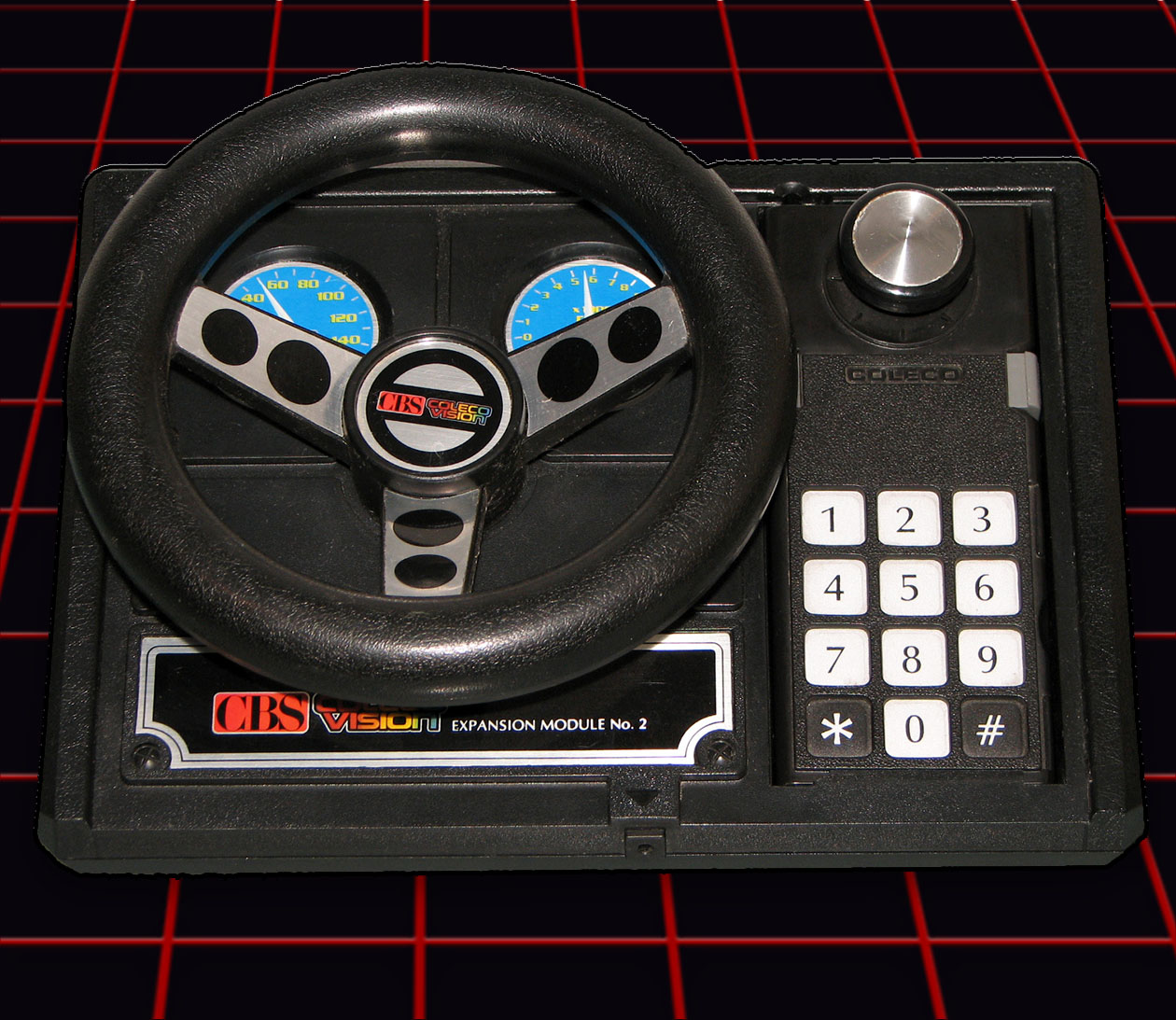 ColecoVision Expansion Module #2 - Driving Controller & Steering Wheel