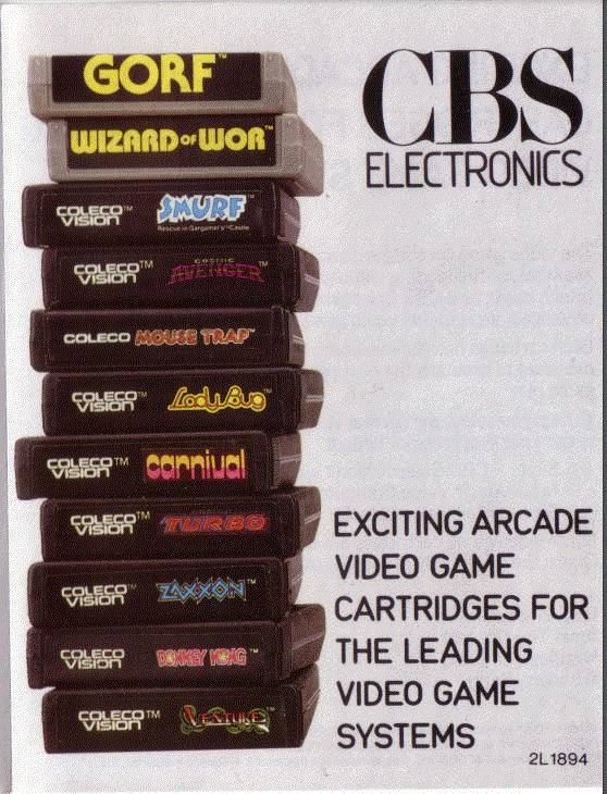 CBS Electronics Catalog GB