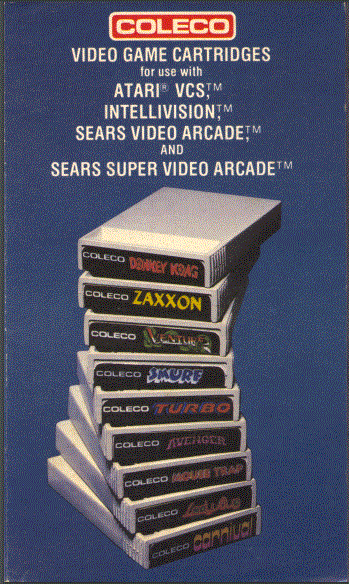 Coleco Video Game Cartridges