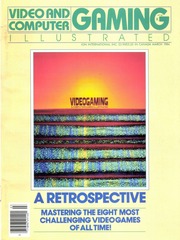 Video and Computer Gaming Illustrated March 1984 - spring 1984 gaming magazine