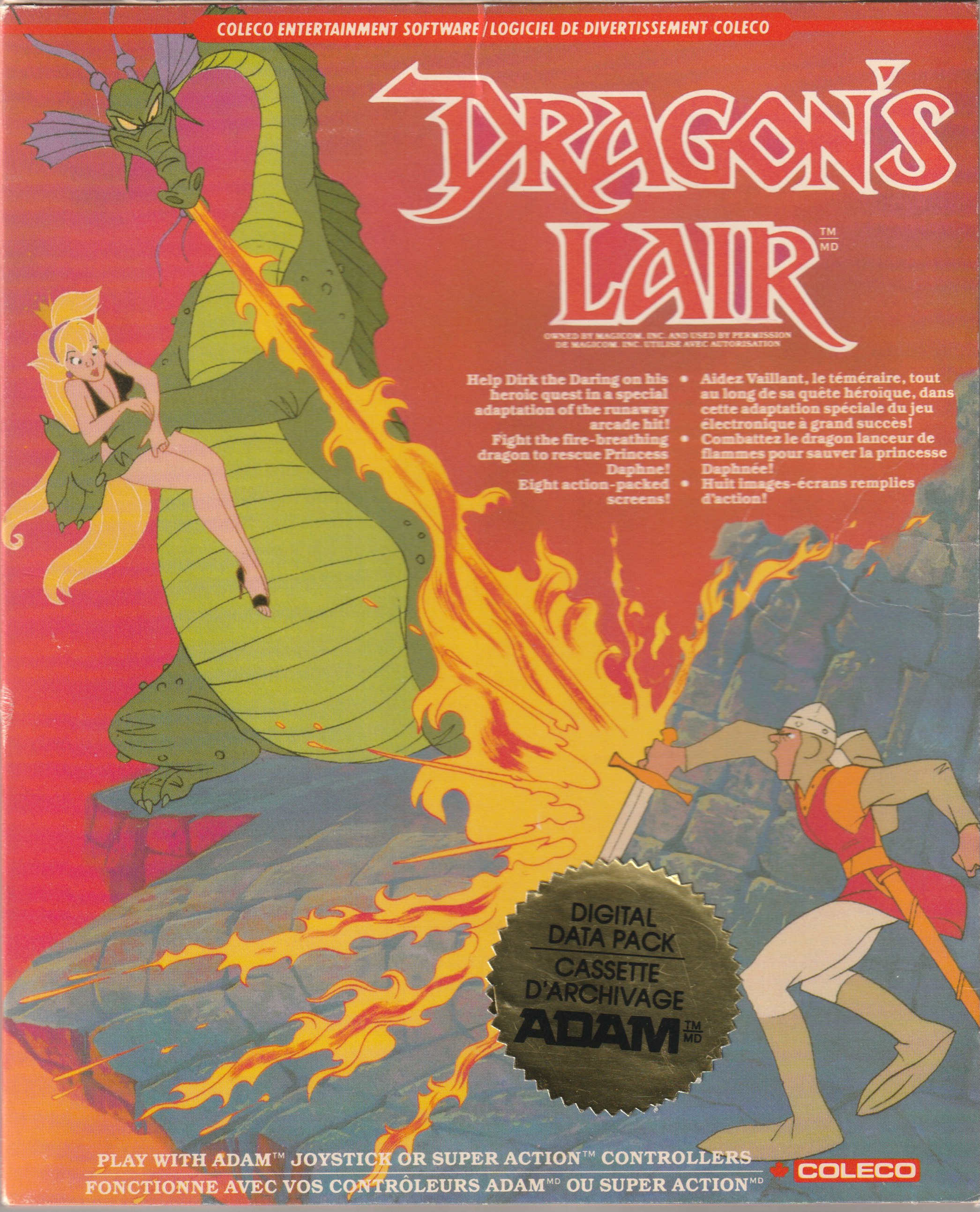 Dragons Lair Canada Front