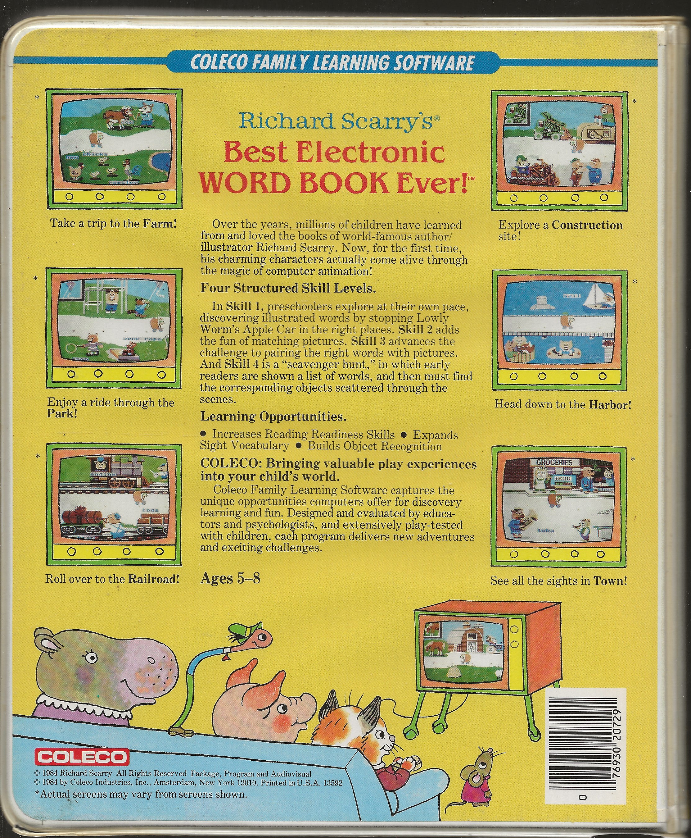 Richard Scarry's Best Electronic Wordbook Ever Package