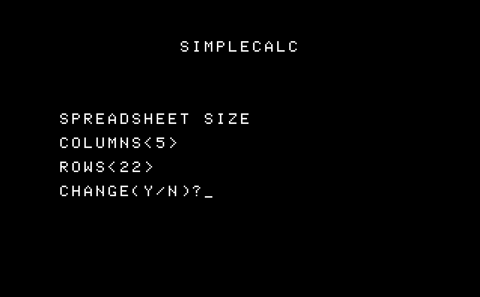 Simple CALC Screenshot 2