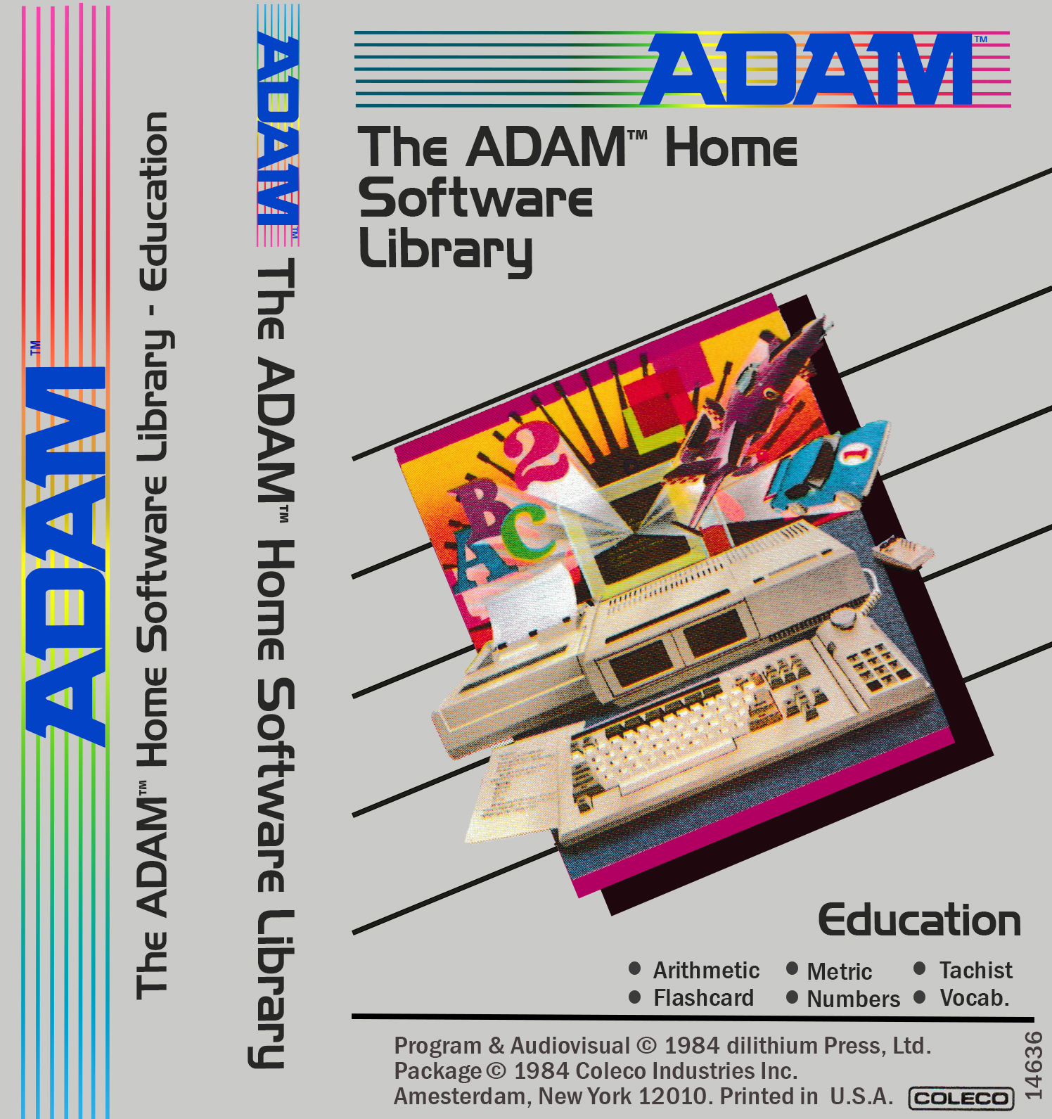 ColecoVision ADAM Digital Data Pack J-Cards - Complete Collection ...