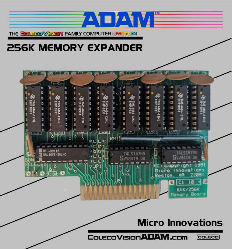 ColecoVision ADAM Internal Cards & Expansion Boards | ColecoADAMmuseum